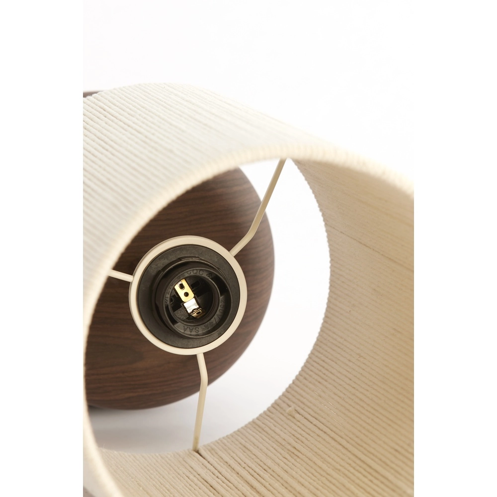 Tischlampe Danialo 50,5 cm – dunkles Holz Light & Living 8717807815202