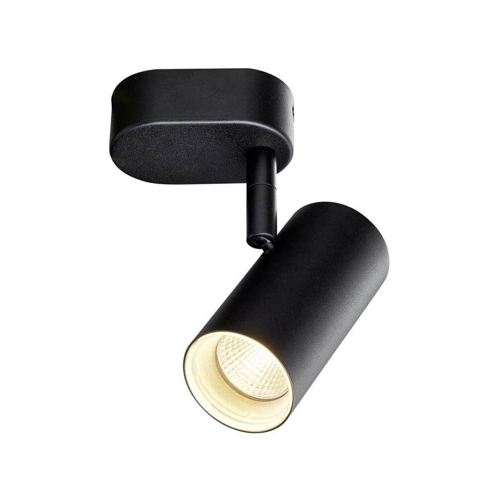 Aufputz-Spot Noblo schwarz single 3000K SLV 4024163300384