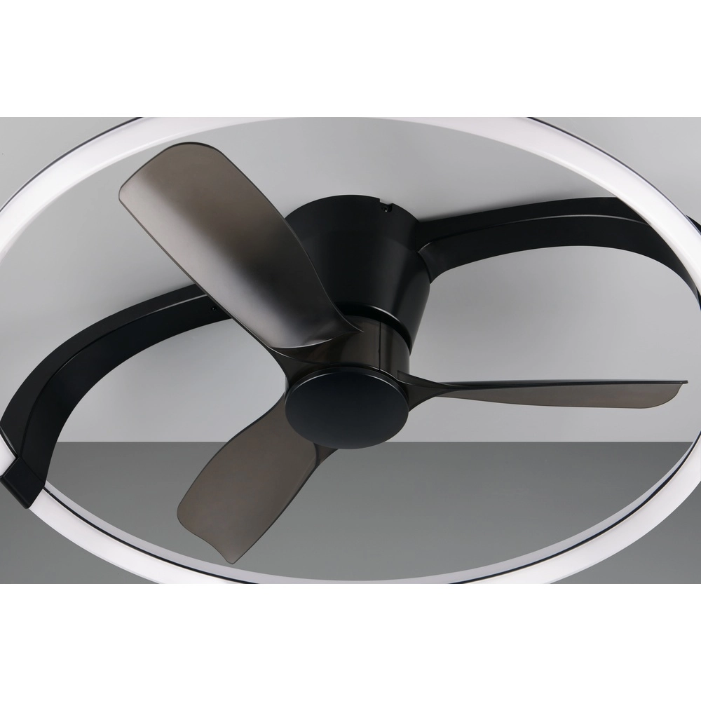 Smarthome-Lüfter Stockholm schwarze Ø 73,5 Tuya Trio 4017807693133