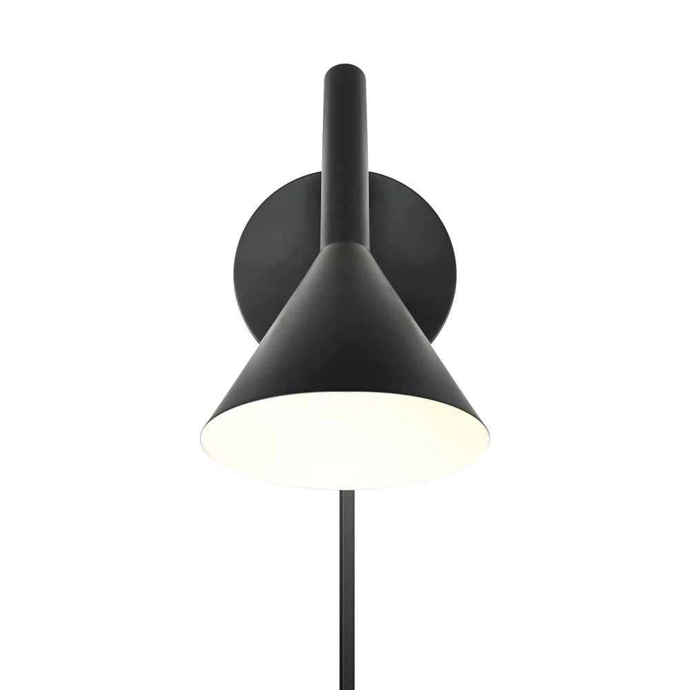 Schwarze Wand Leselampe Kelvis  Nordlux 5704924027345