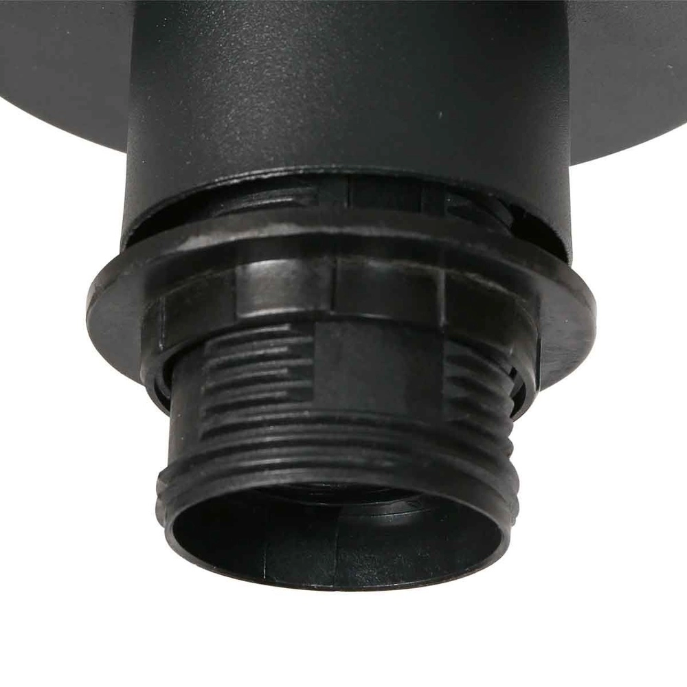 Deckenlampe Bloeba schwarz mit Braunglas Steinhauer 8712746179170