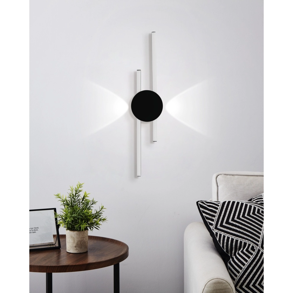 Design-Wandleuchte Venticello schwarz Eglo 9008606357437