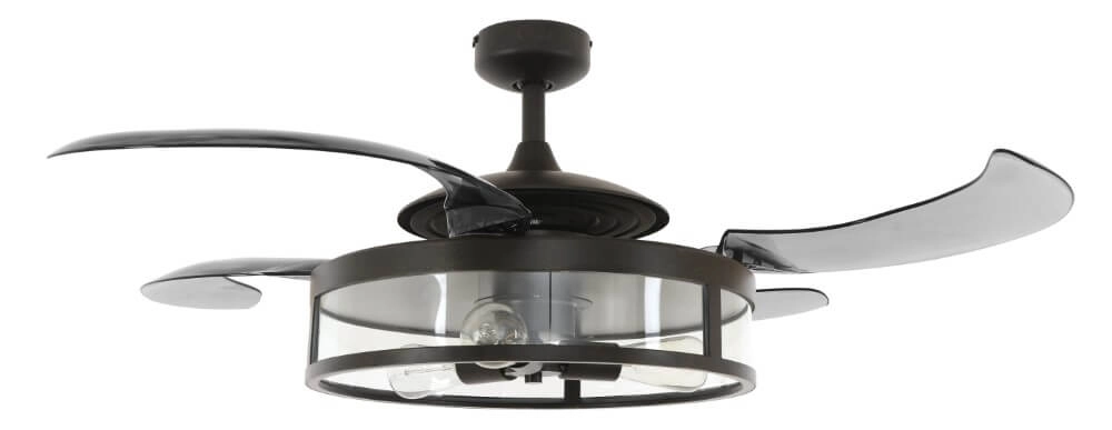 Schwarzer Deckenventilator Fanway Classic Ø 122cm