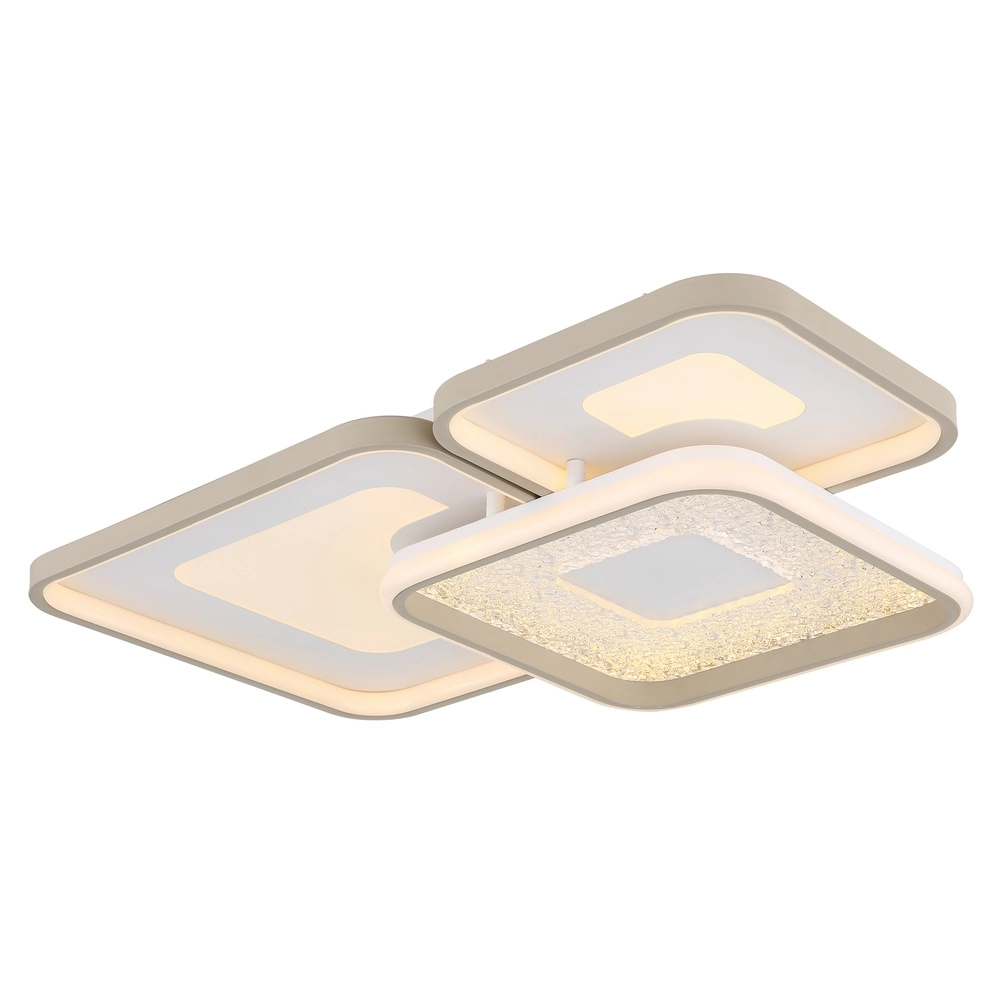 Moderne Deckenleuchte Mosaiko 64cm sandbraun Globo 9007371575763