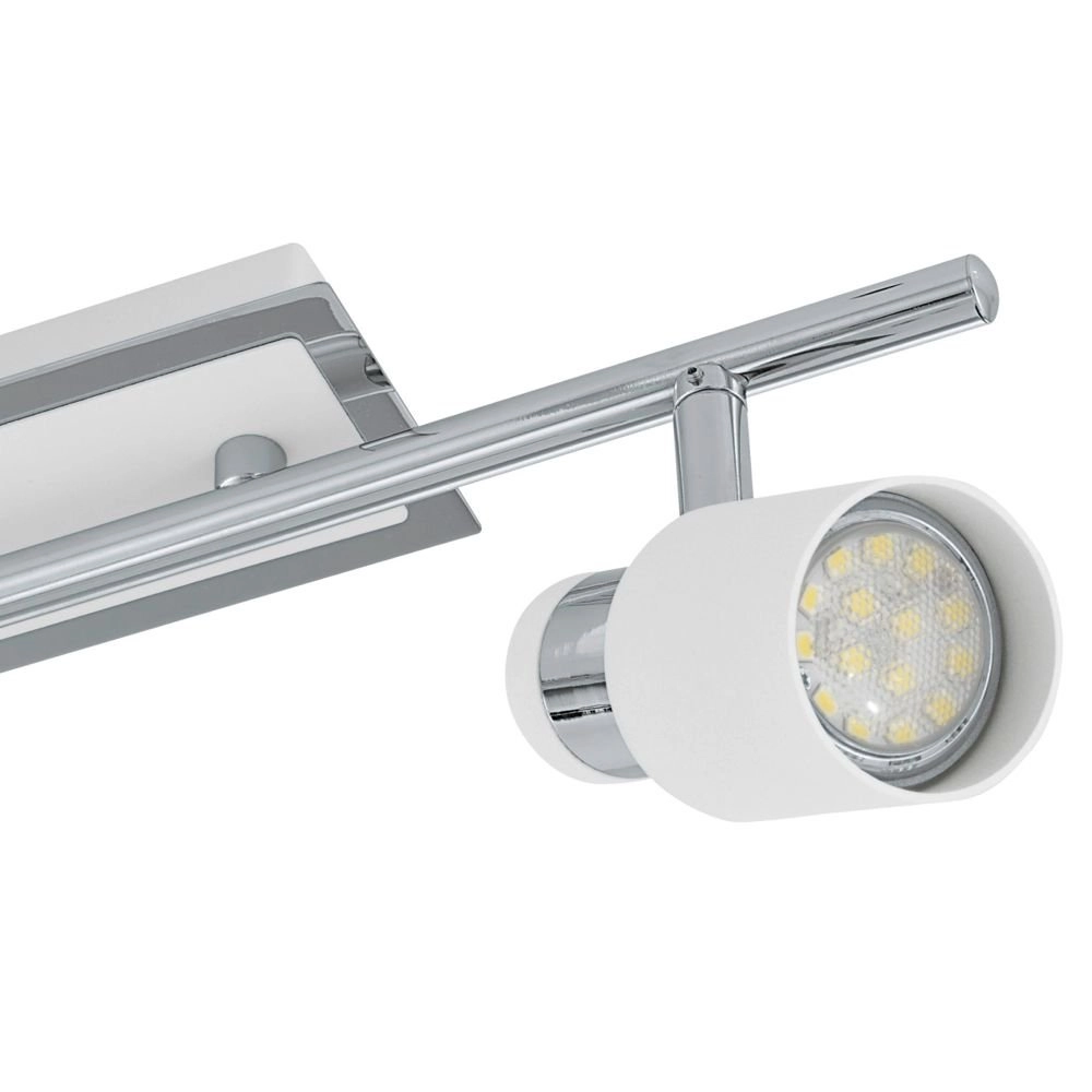 LED-Spot Davida 2-leichter Metallgrau mit weiß Eglo 9002759920852