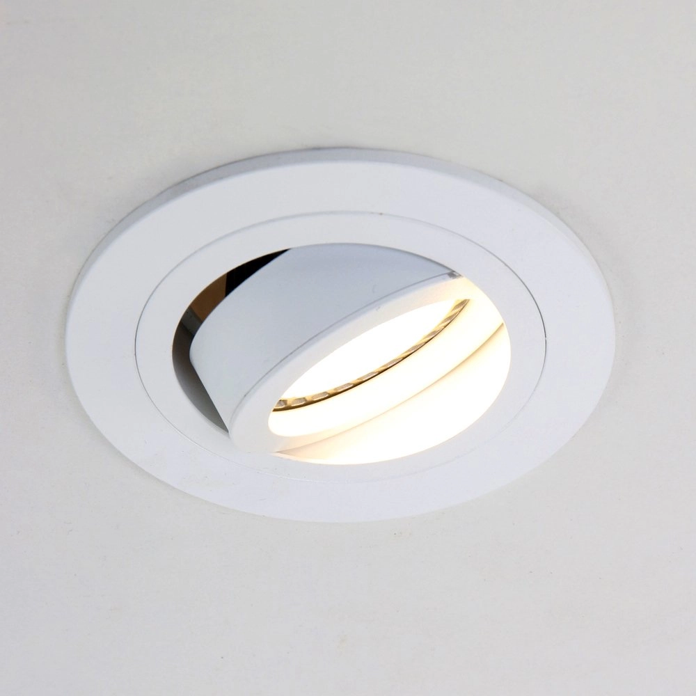 Einbaustrahler Round 10cm weiß Steinhauer 8712746113556