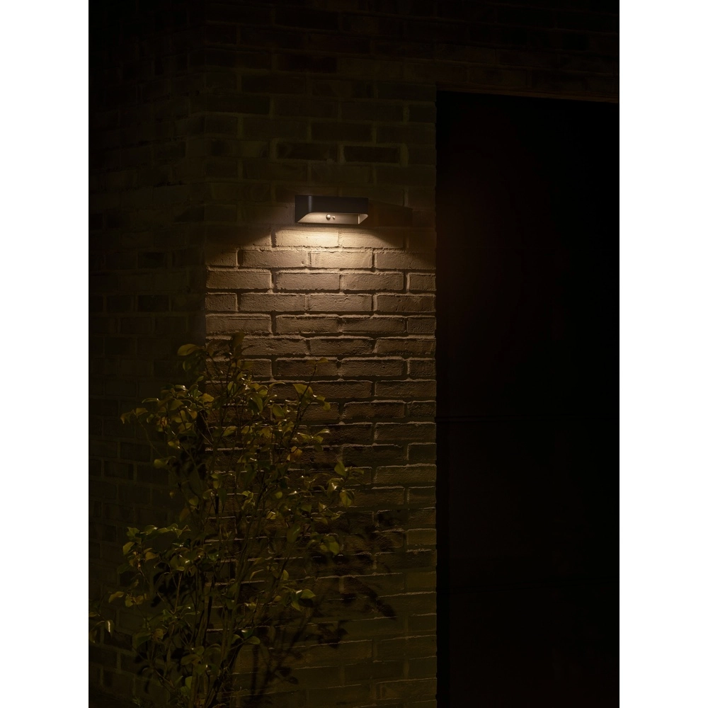 Schwarz Marcellio Solar  Lampe mit Sensor Nordlux 5704924025570