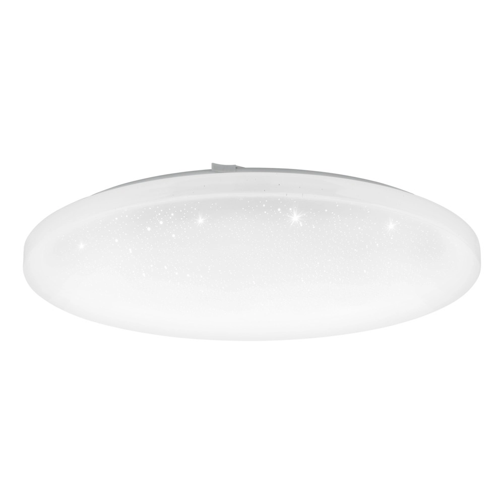 Deckenleuchte Frania-Z smart weiß Ø 50cm Kristalleffekt