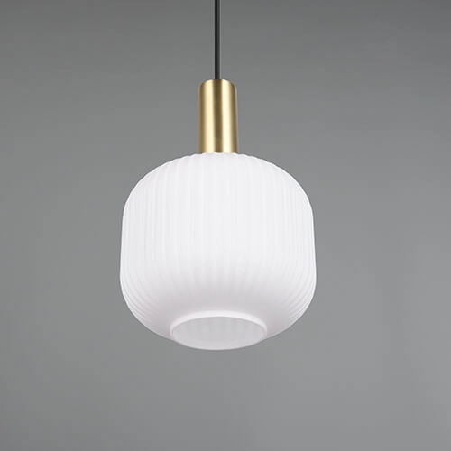 Pendeln Diva Ø 20cm - weißes Glas Trio 4017807614497