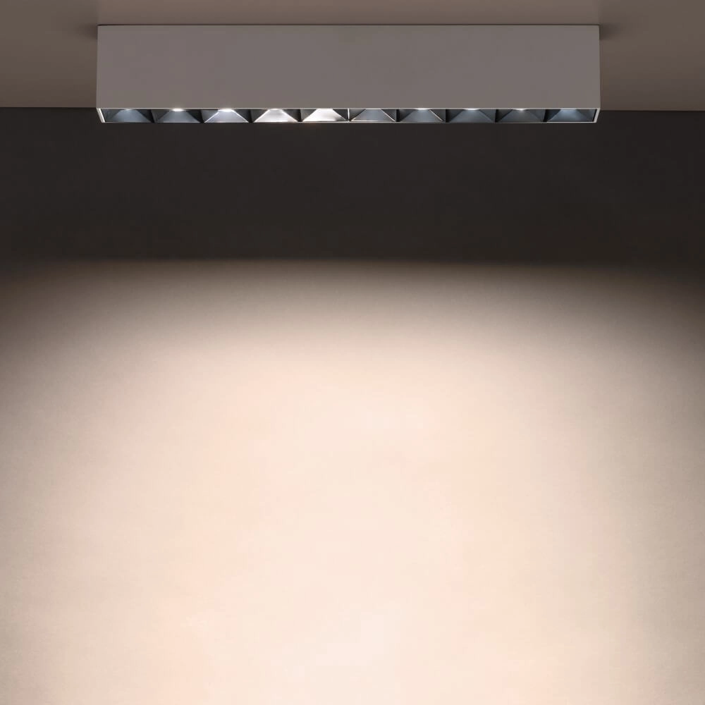 Weißer Aufbaustrahler Midi Led 10x1 LEDs - 4000K Lyora 5903139100533