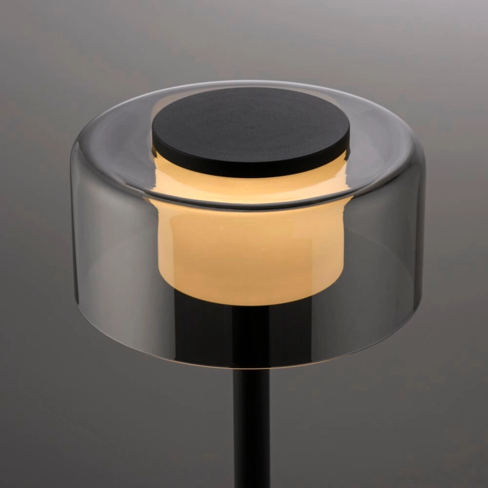 Schwarze Tischlampe Rika Paul Neuhaus 4012248385227