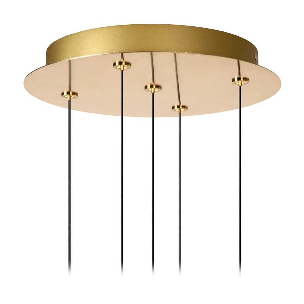 Design-Pendellampe Kligande 5-Licht goldene Patrone Lucide 5411212134622