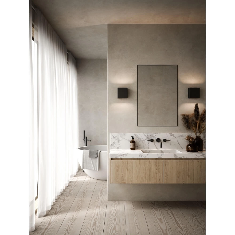 Quadratische Wandleuchte Turn schwarz Nordlux 5704924000638