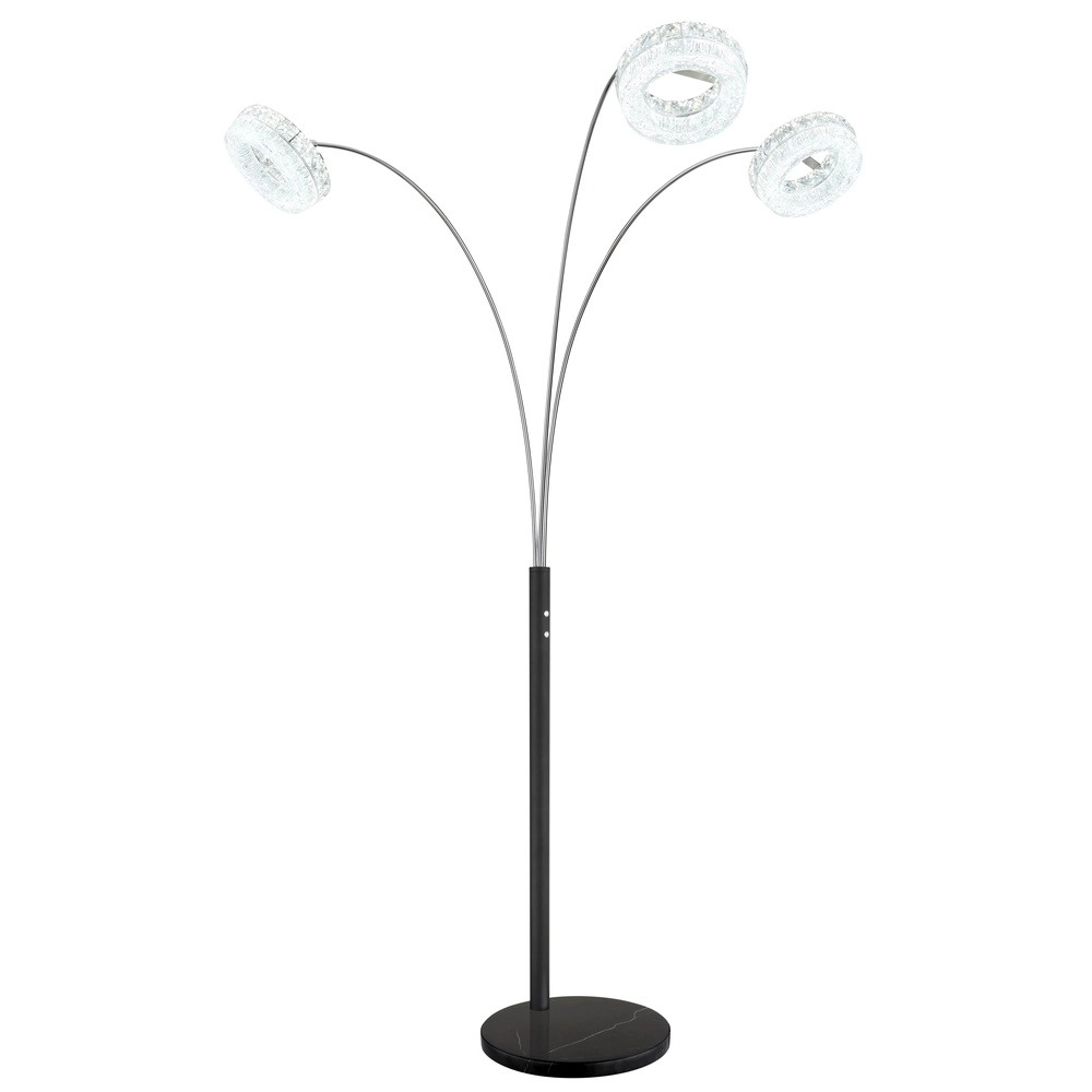 Stehlampe Laurel Schwarz Globo 9007371579044