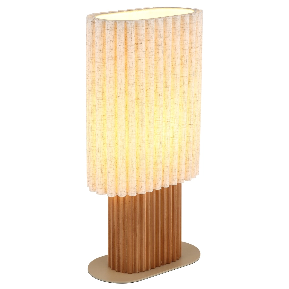 Einzigartige Tischlampe Jannie Braunes Oval