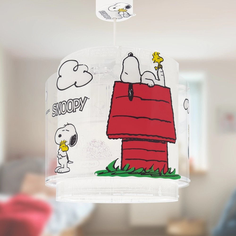 Pendelleuchte Snoopy weiß mit rot Dalber 8420406763026