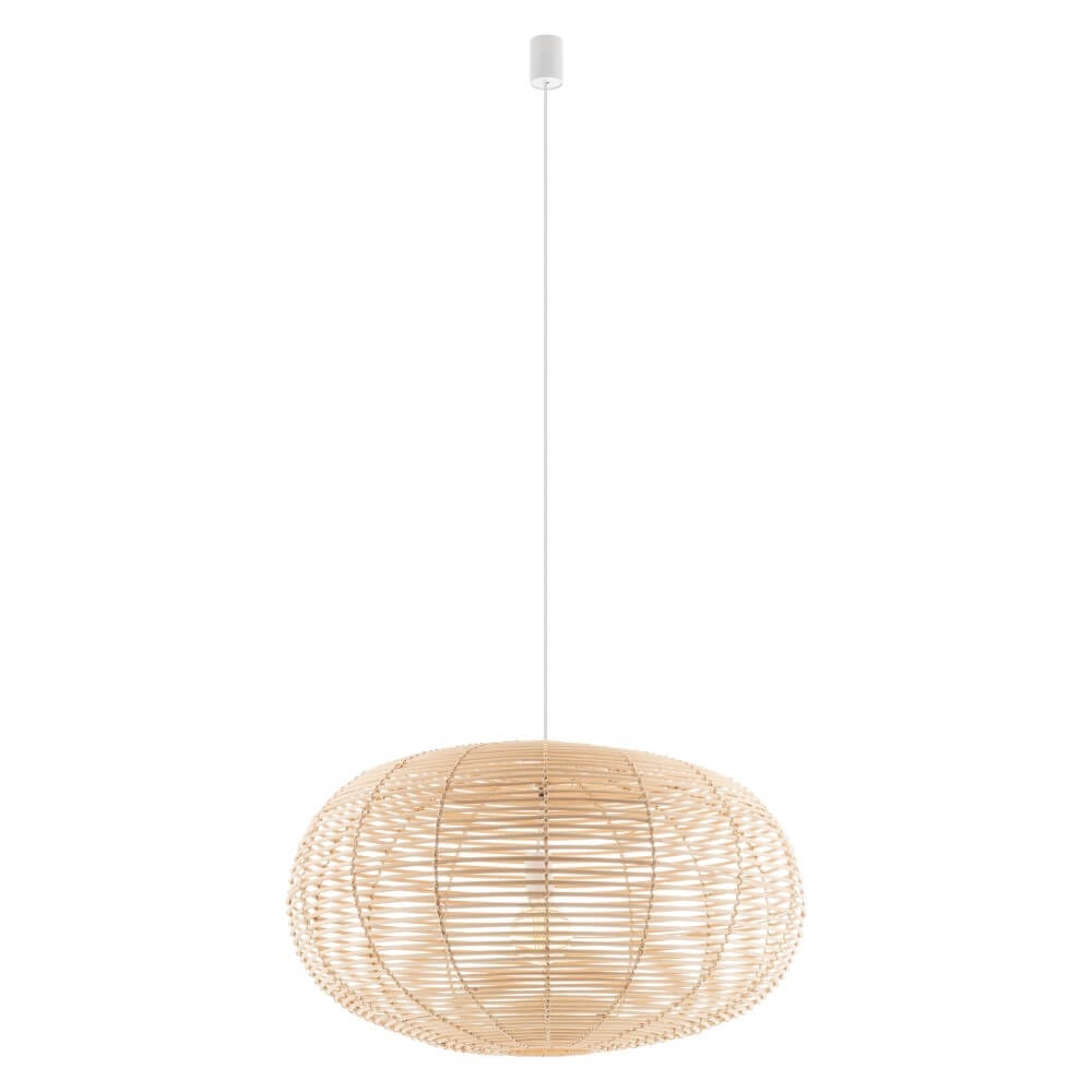Natürliche Pendelleuchte Rattan L Ø 70cm