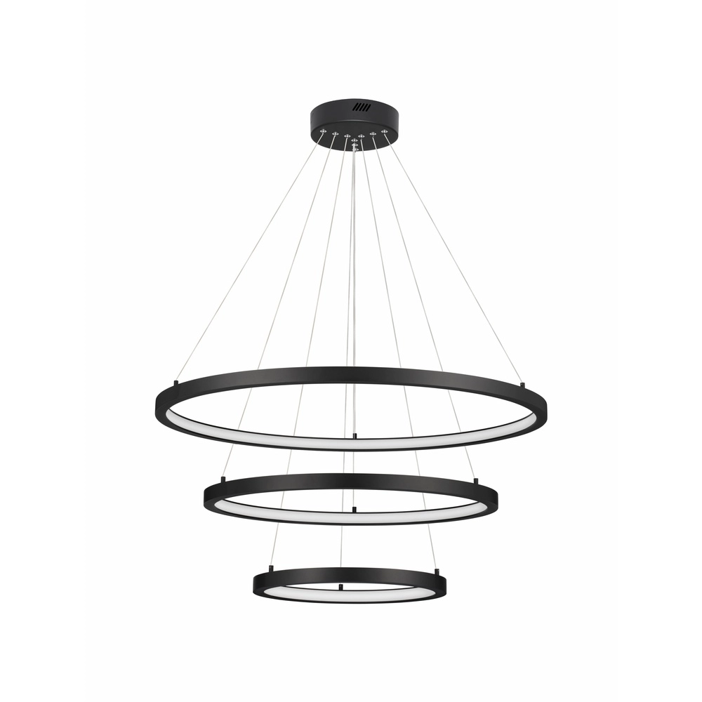 Schwarze Pendelleuchte Empatia Design Dreibettzimmer Lyora 5212017442710