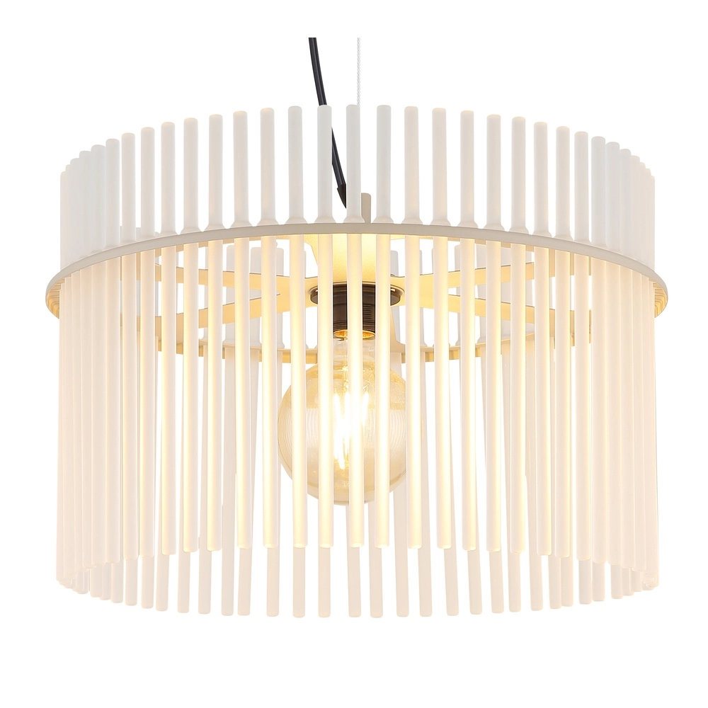 Pendelleuchte Gorley sandbraun mit Glas Ø 40cm Globo 9007371578702
