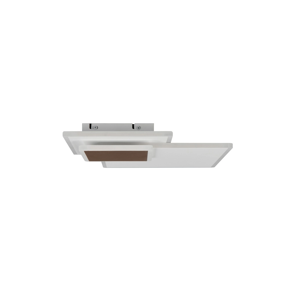 Quadratische Deckenlampe Serea Weiß Trio 4017807703788