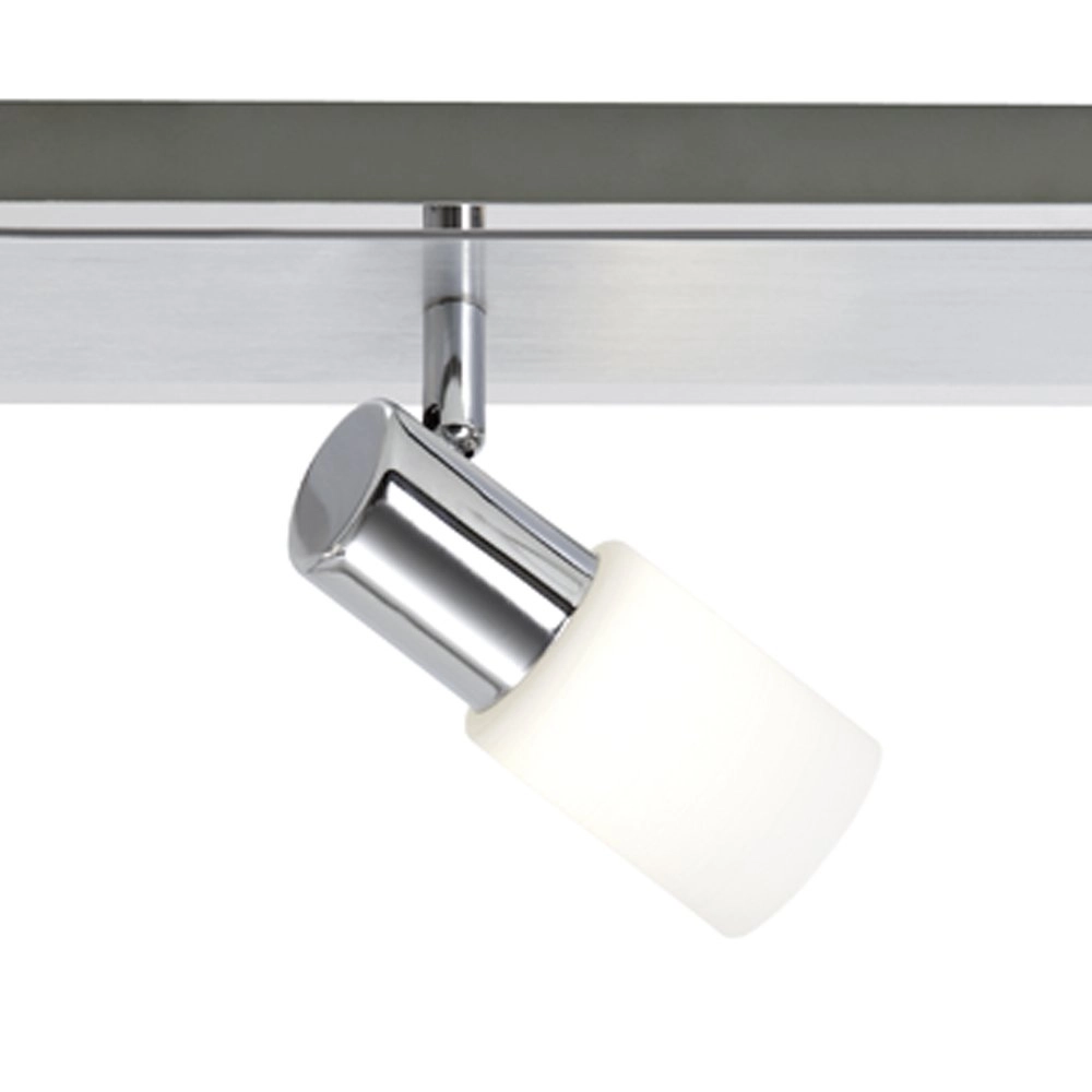 LED-Deckenstrahler Series 8214 Beam 3-Licht-Metallgrau mit chrom Trio 4017807220902