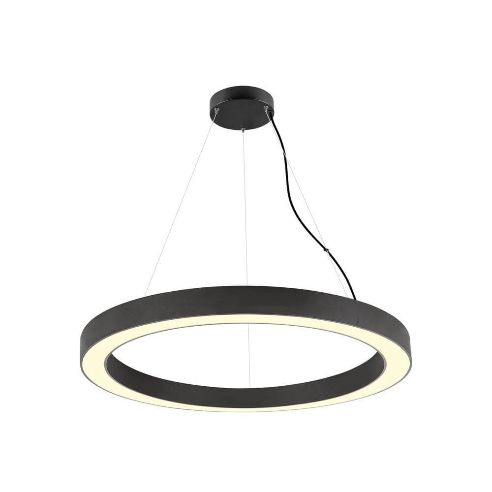 Schwarze Pendelleuchte Medo Ring 90 Ø 90cm SLV 4024163298049