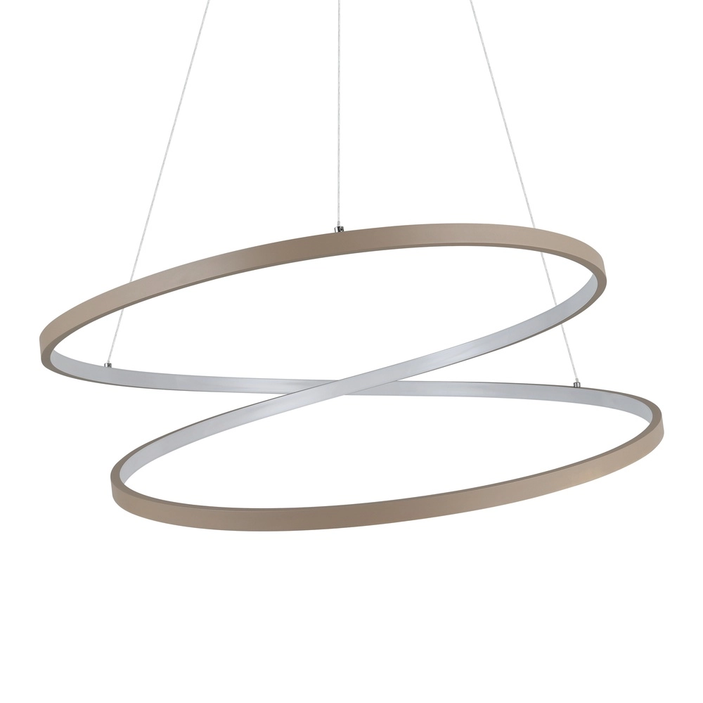 Ø 70cm LED-Pendellicht Ruotale Sand Eglo 9008606303540