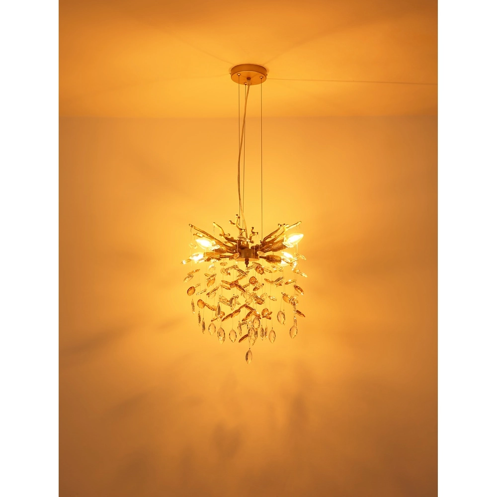 Pendellampe Queena gold Ø 40cm Globo 9007371525676