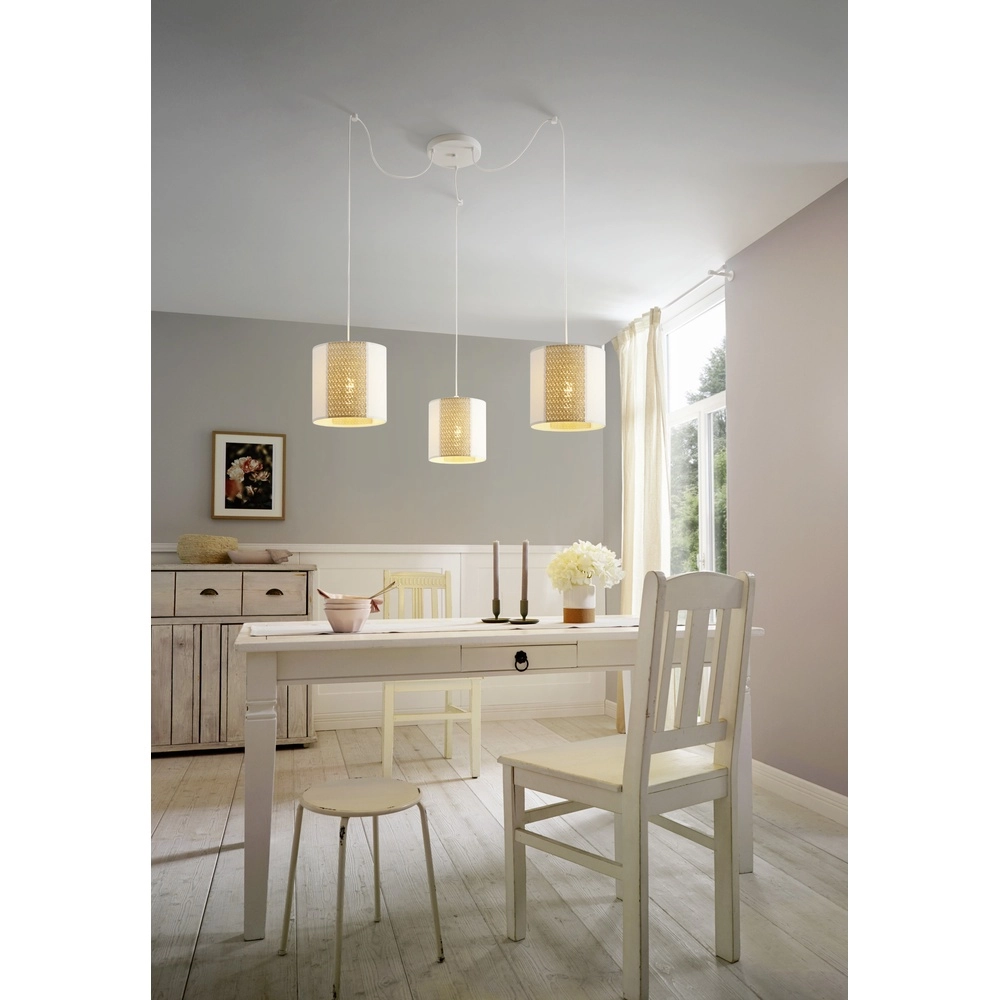Moderne Pendellampe Arnhem Weiß Eglo 9002759434038