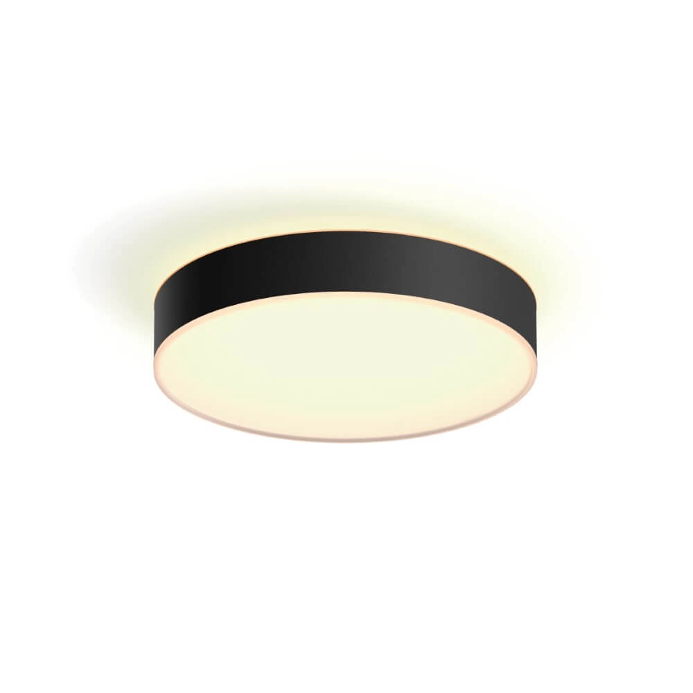 Deckenleuchte Hue Enrave M - White Ambiance Ø 38,1cm schwarz Philips 8718696176443