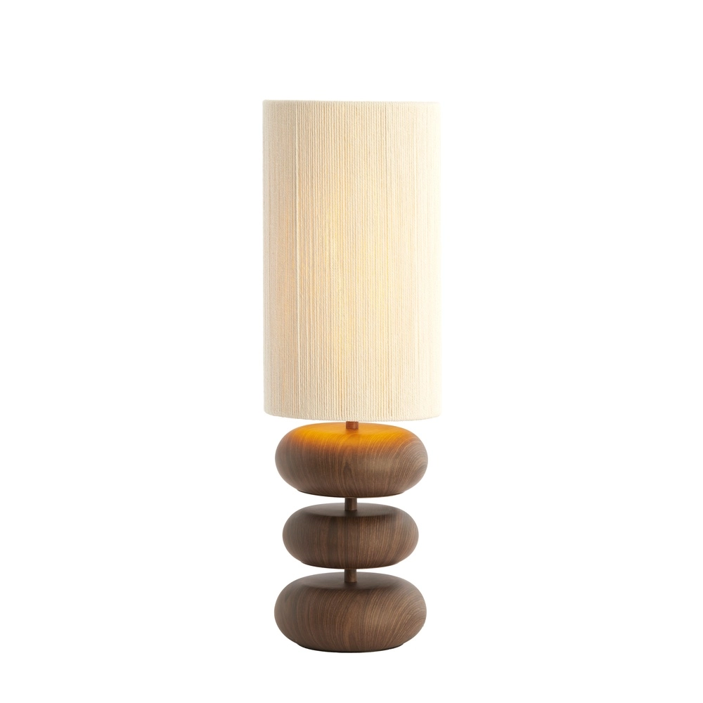 Tischlampe Danialo 67,5 cm – dunkles Holz Light & Living 8717807815219