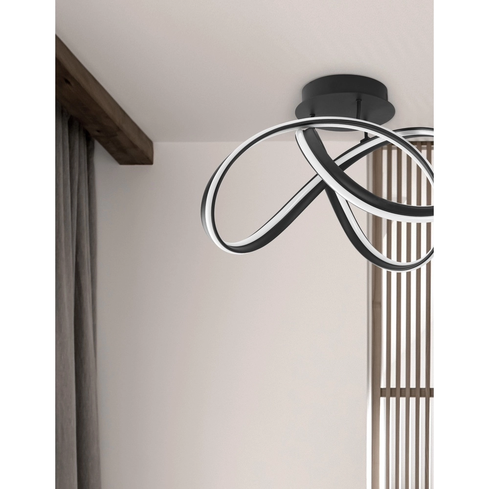 Design-Deckenleuchte Truno schwarz Lyora 5212017424228