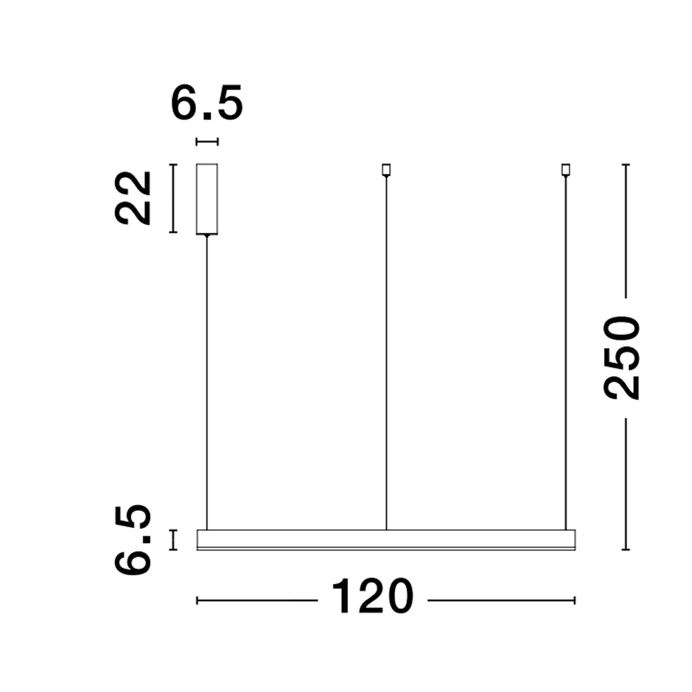 Pendelleuchte Motif weiß Ø 120cm 2700-6500K Lyora 5212017443694