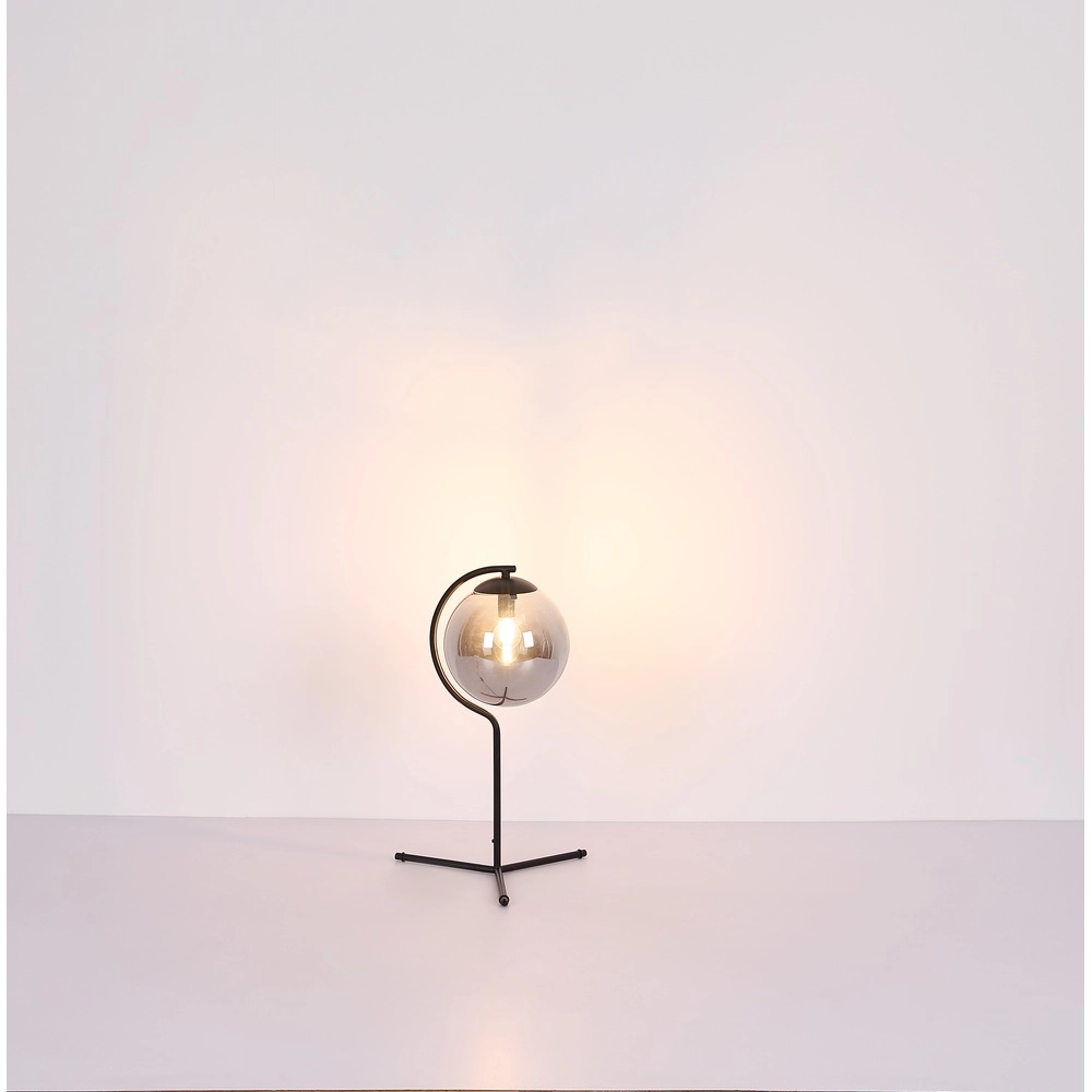 Moderne Stehlampe Porry 4-Licht Schwarz Globo 9007371431861