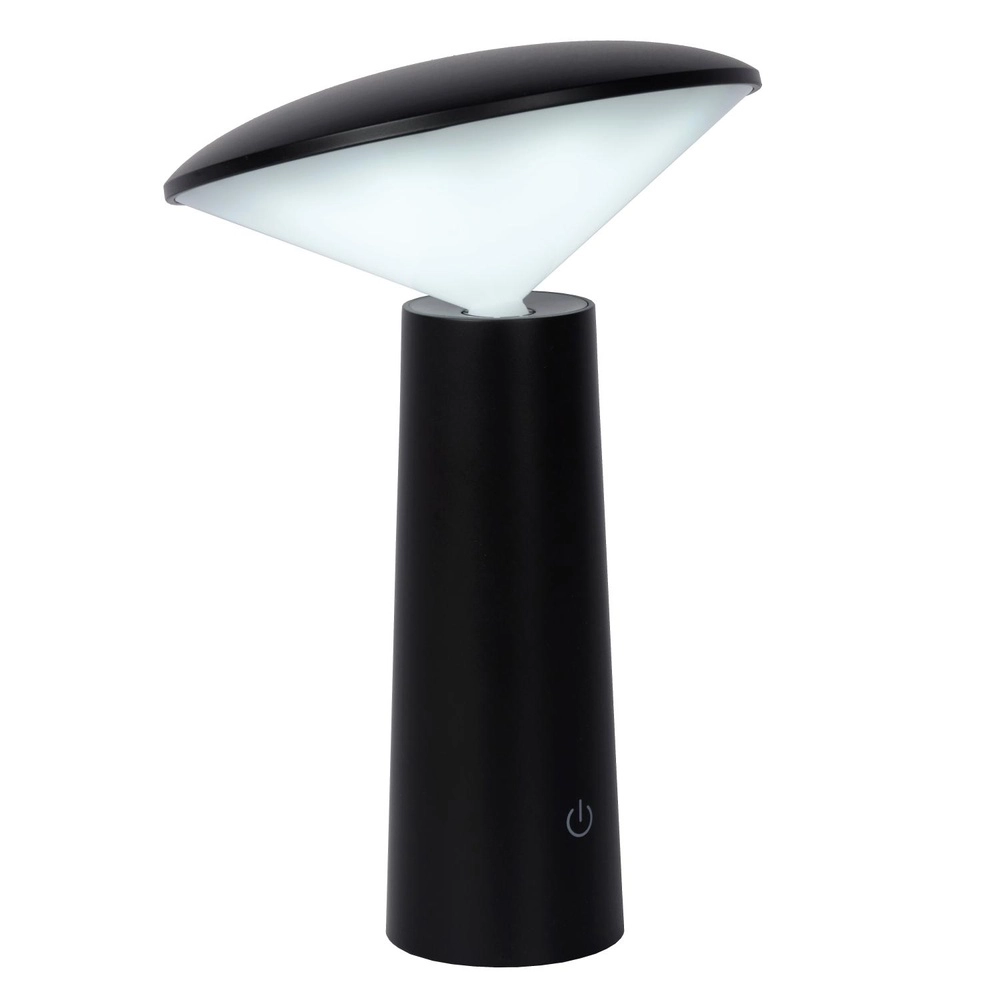 Wiederaufladbare Tischlampe Jive IP44 Schwarzlichtfarbe verstellbar Lucide 5411212021960