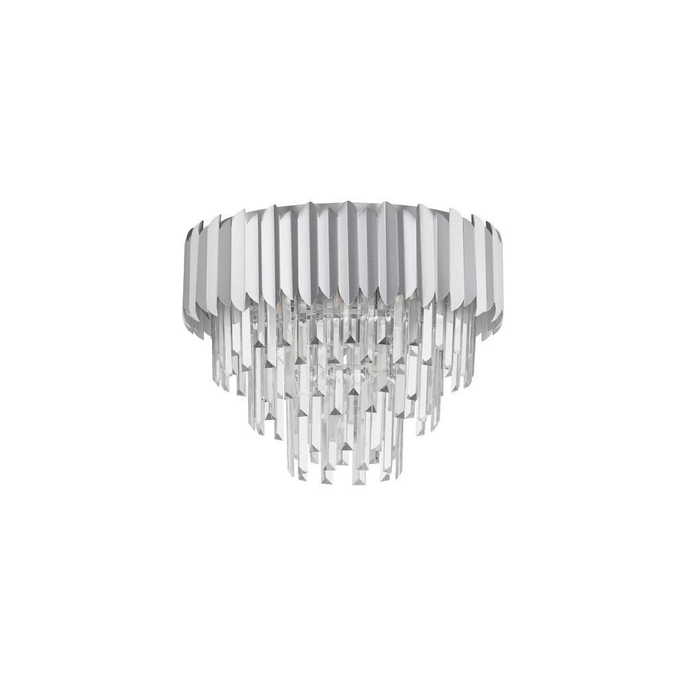 Deckenlampe Magnolia Chrom und Kristall Ø 50cm Lyora 5212017434937