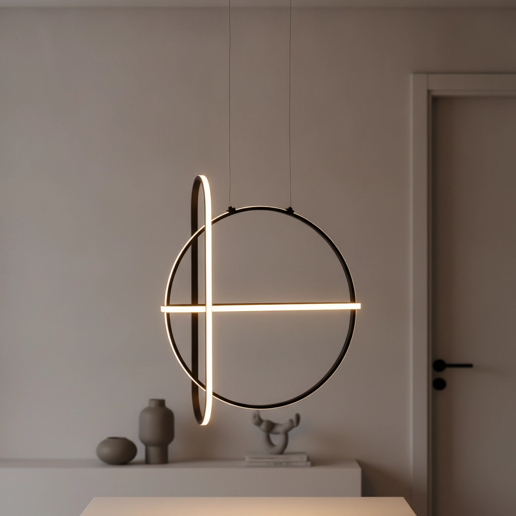Design-Pendelleuchte Arte schwarz rund Lyora 5212017426048