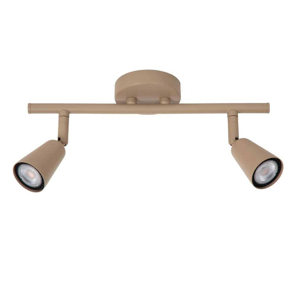 Deckenscheinwerfer Tiana 2-Licht Taupe