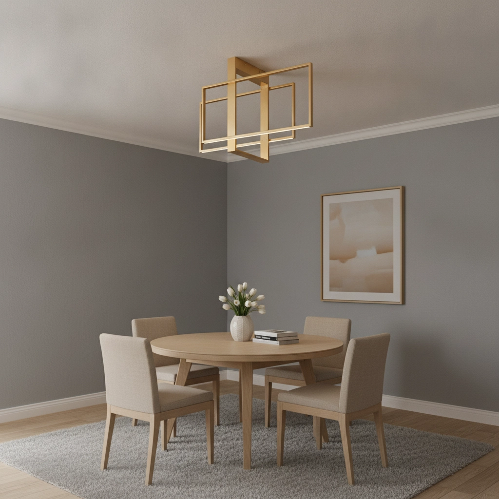 Deckenlampe Clea gold 70cm