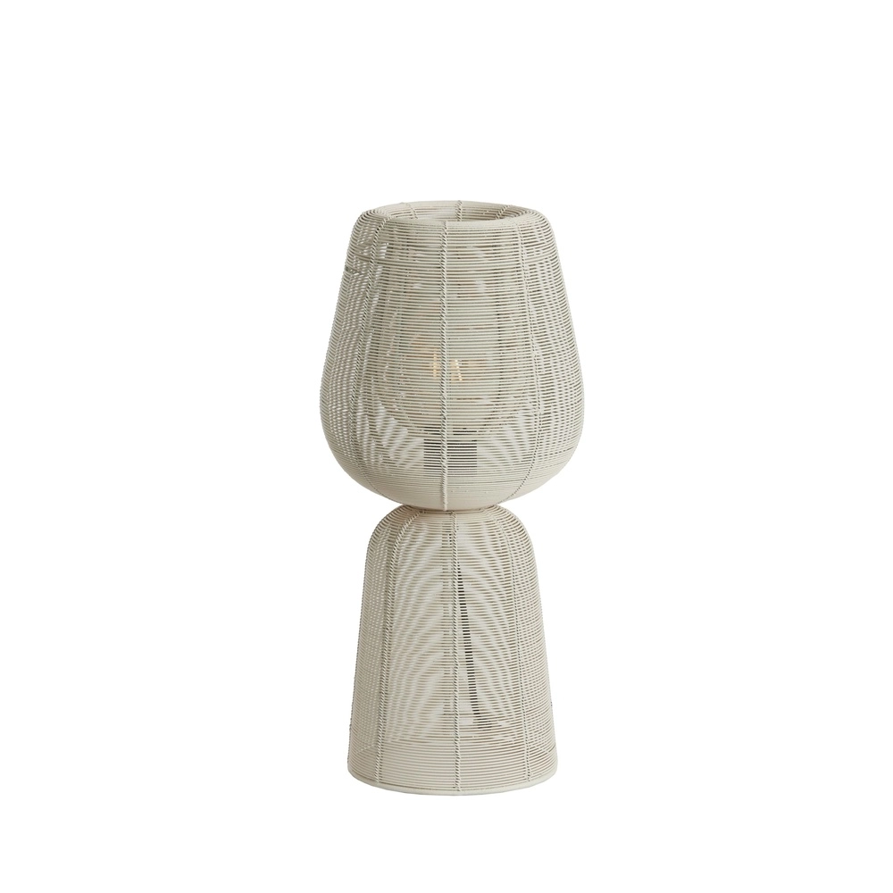 Tischlampe Aboso weißer Ø 18 cm Light & Living 8717807701529