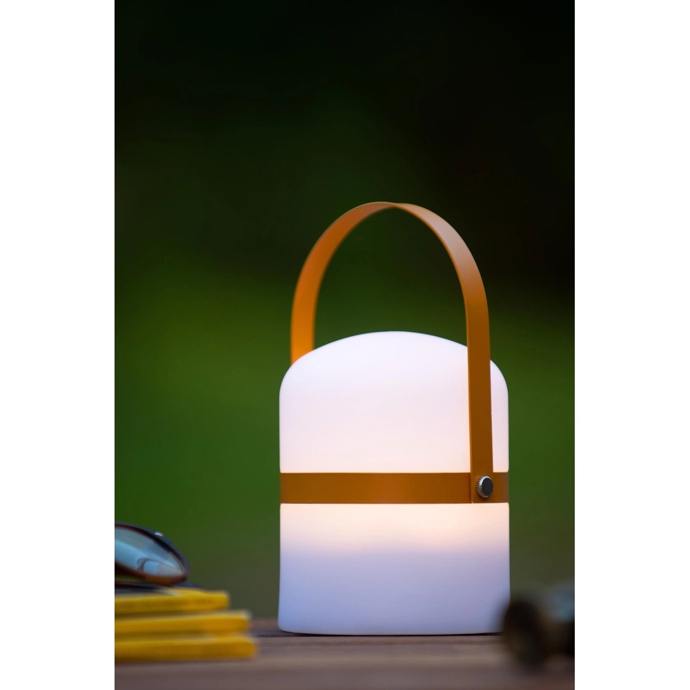 Wiederaufladbare Tischlampe Little Joe Orange Lucide 5411212061430