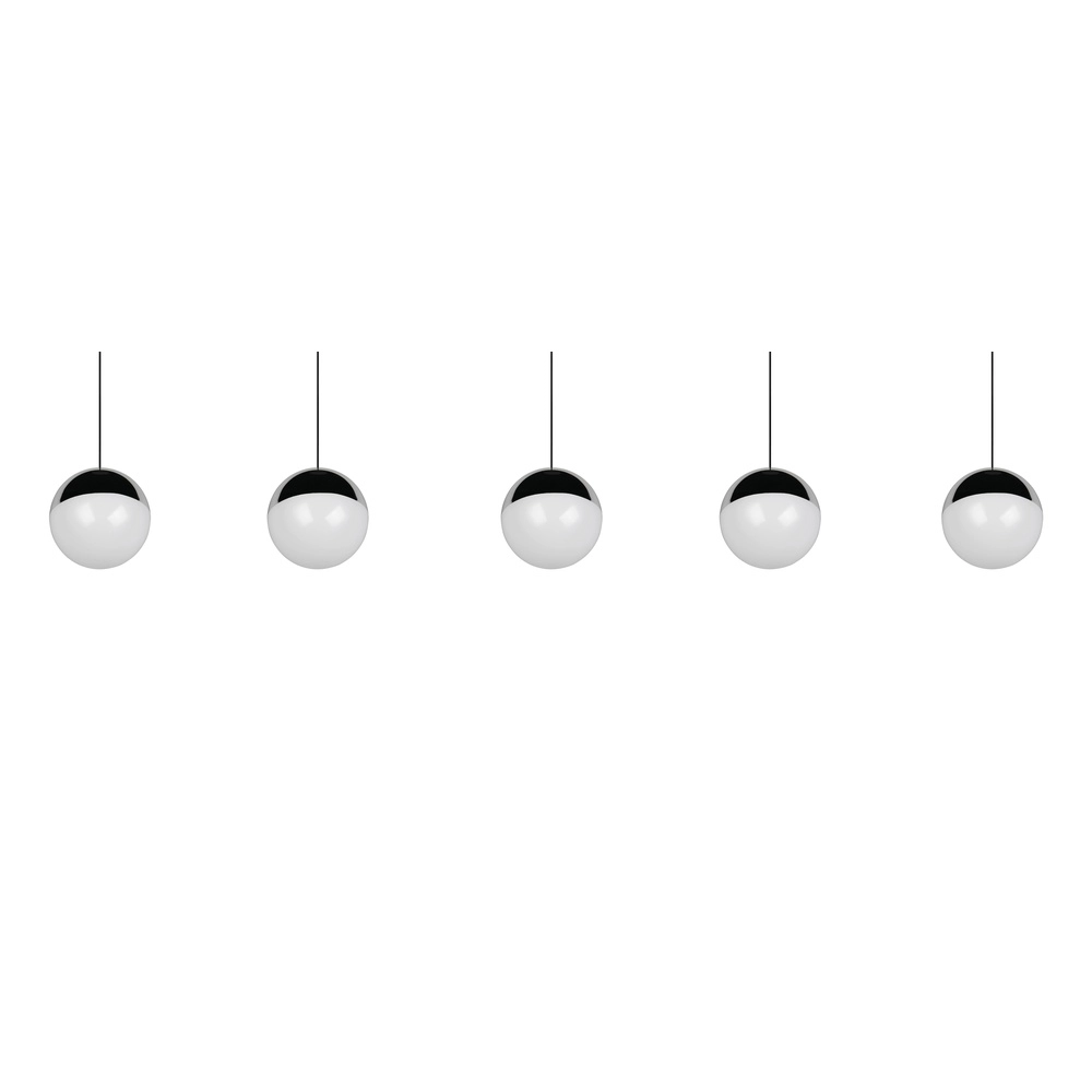 5-Licht Pendellampe Senta Chrom Trio 4017807685855