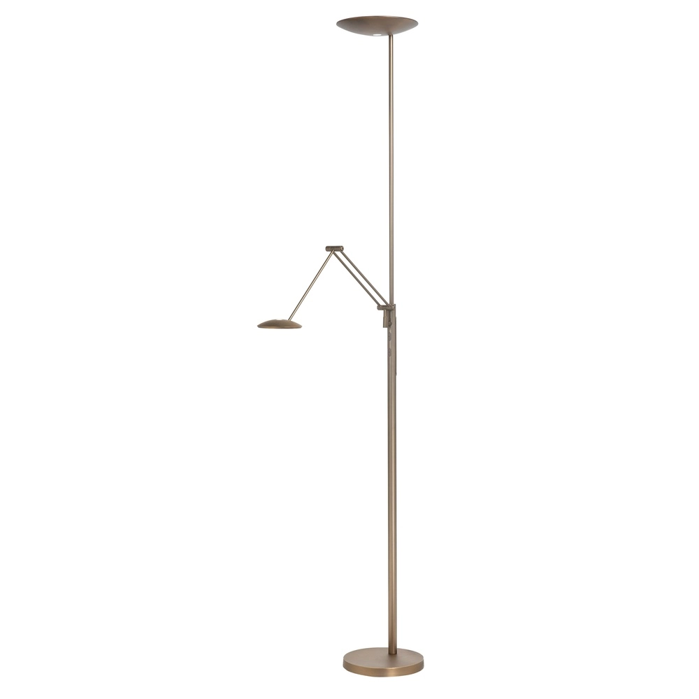 Klassische Leselampe Roma Kupferbronze Ø 23cm