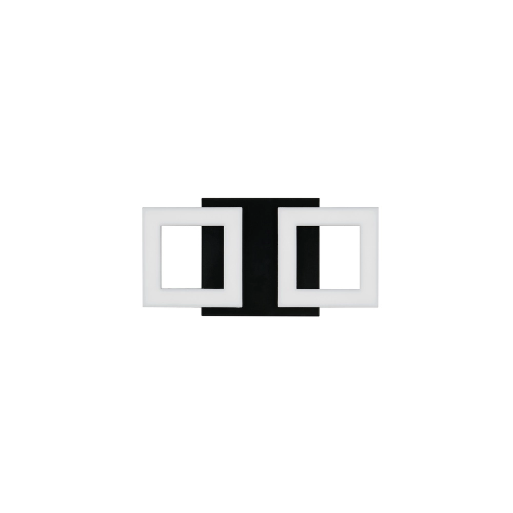 Design-Deckenlampe Cemi Quadratschwarz Trio 4017807704310