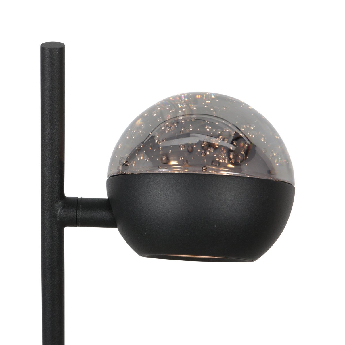 LED-Schreibtischlampe Belluno Schwarz mit Glas – dimmbar Steinhauer 8712746183962