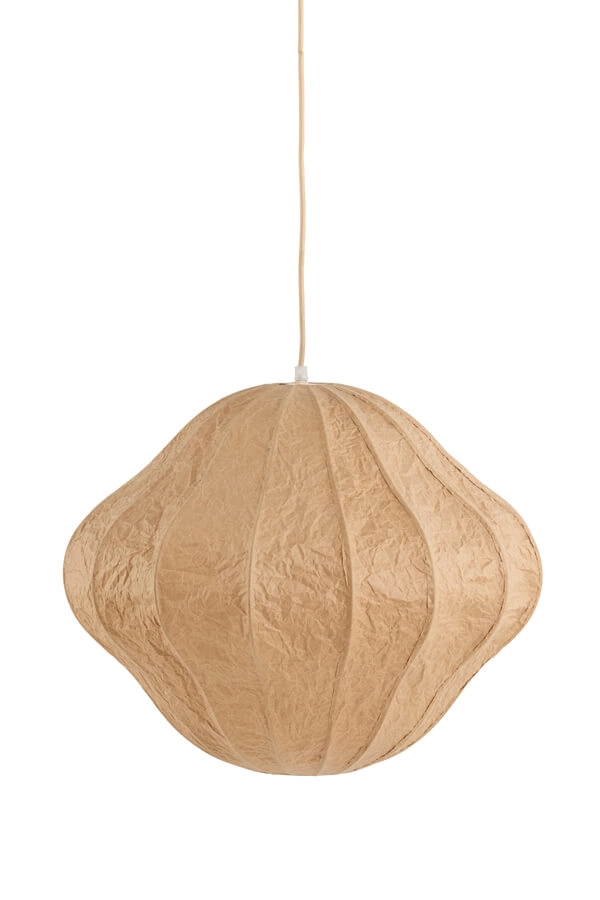 Braune Pendelleuchte Sukau Ø 50cm Light & Living 8717807743031