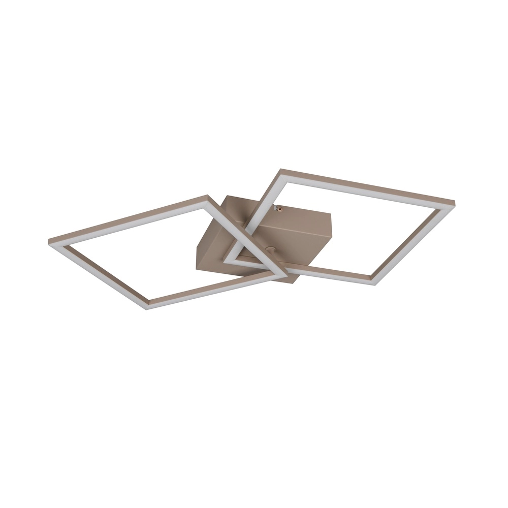 Moderne Deckenlampe Trail 60 cm sandbraun Trio 4017807713572
