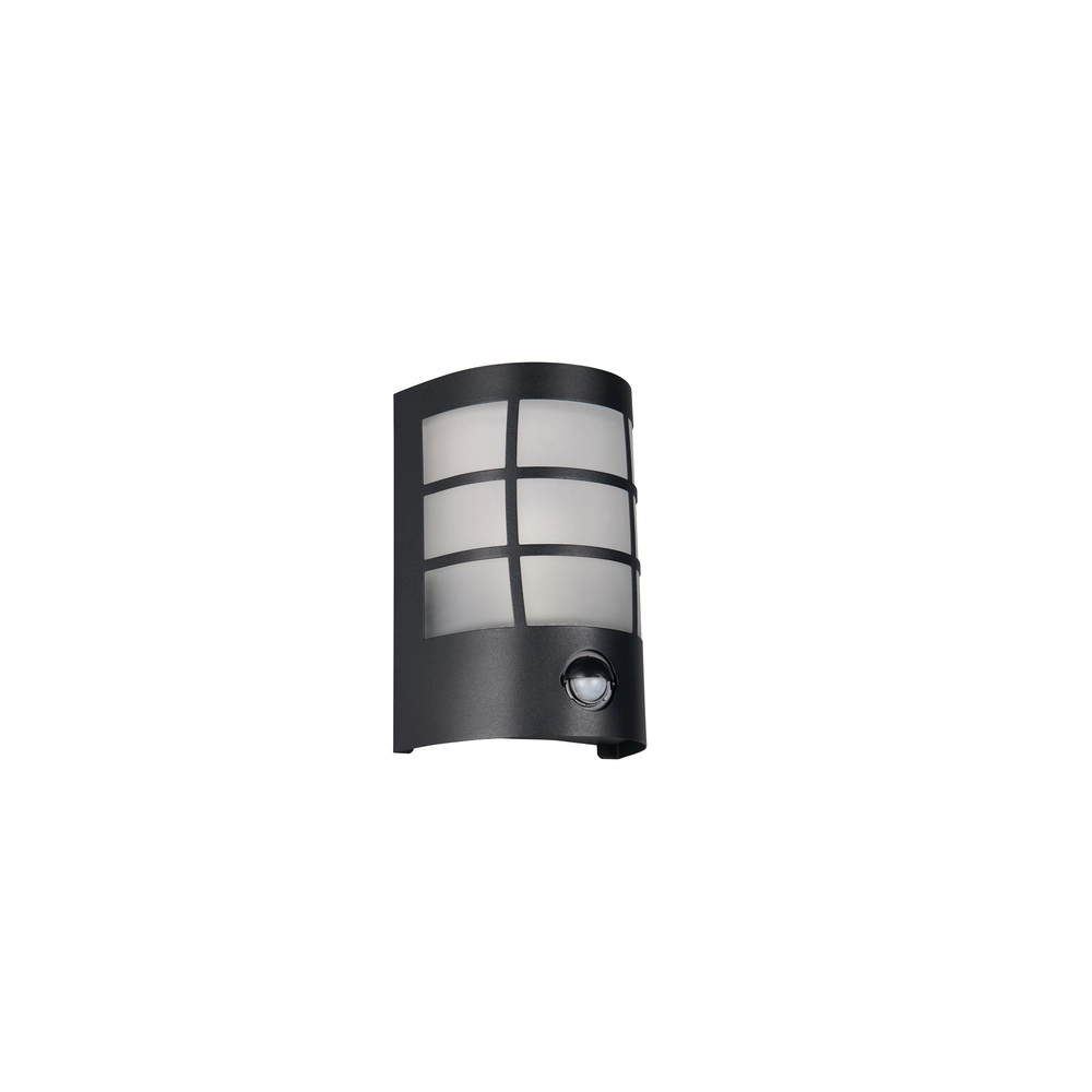 Schwarze Wandleuchte Sintra mit Sensor Trio 4017807648256
