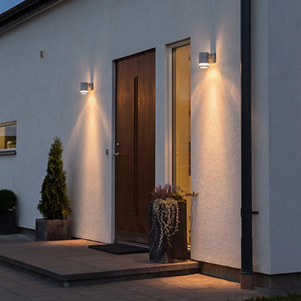 Wandspot Modena Downlight 13cm zinkgrau KonstSmide 7318307511321