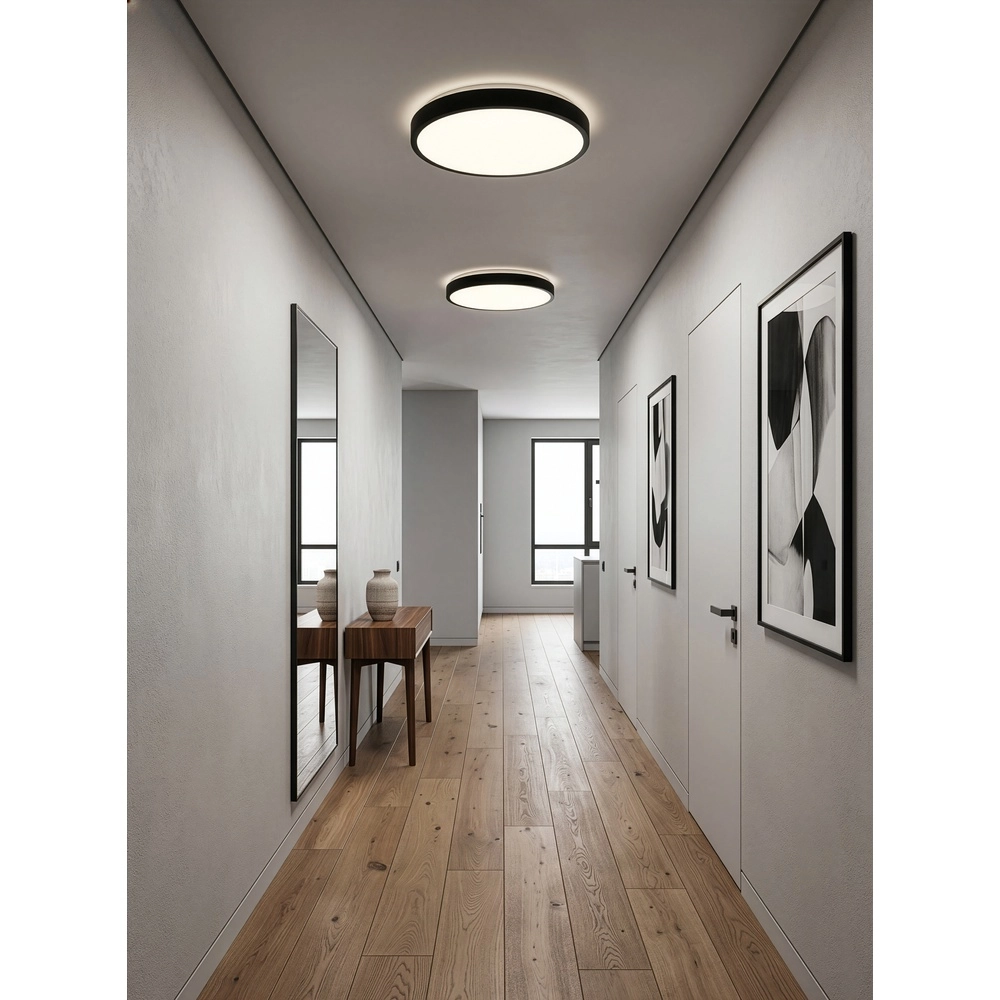 Deckenlicht Anvi schwarz Ø 38,5 cm Trio 4017807704204